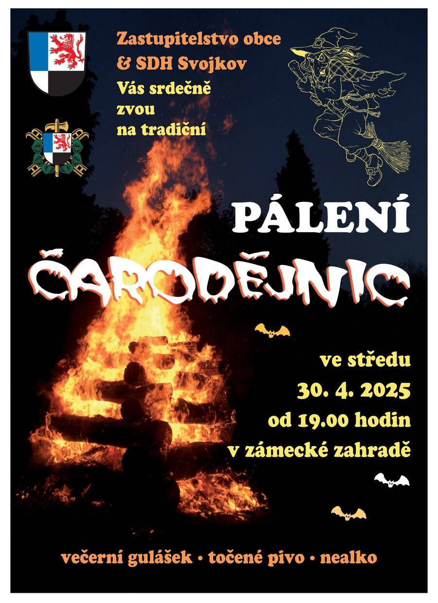 Pálení čarodějnic 2025
