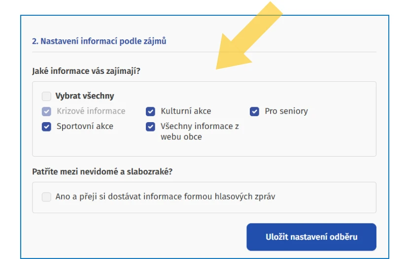 Nastavení práv v Munipolis
